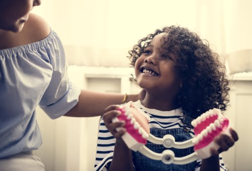 Child at pediatric dentistry in Chelsea MA